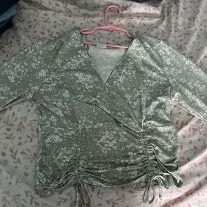 Cute green tie shirt